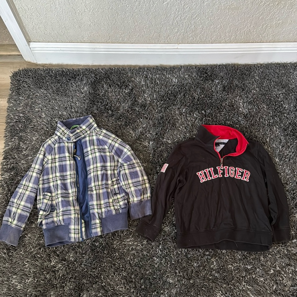 Lot 2. Gap sz4/5. Hilfiger sz6 coat